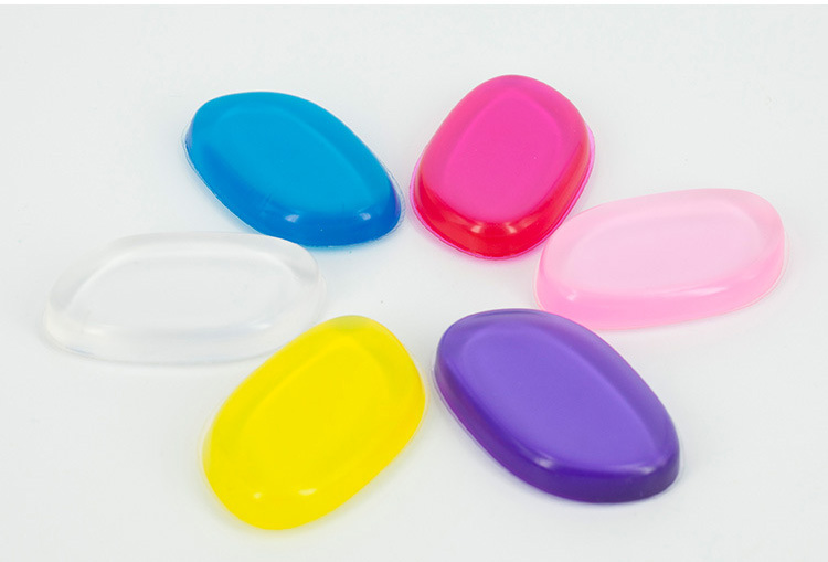 葉子透明硅膠粉撲，葉子硅膠粉撲實(shí)拍